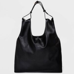 A New Day - Faux Leather Purse -Black